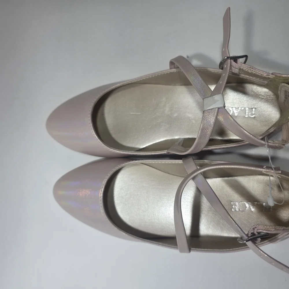 Place Pink Iridescent Kids Dress Shoes